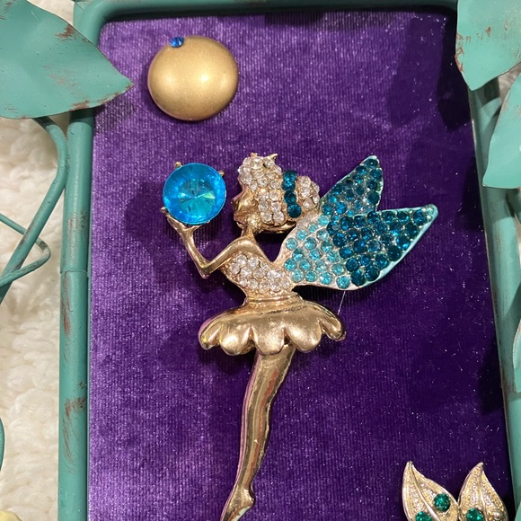 ORIGINAL JEWELRY ART. UNIQUE HANDMADE OOAK GIFT IDEA “TINKERBELL” - Picture 2 of 7